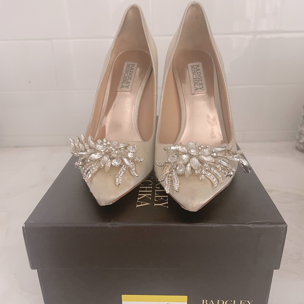 Badgley Mischka Marcela Pointy Toe Pump Size 6.5